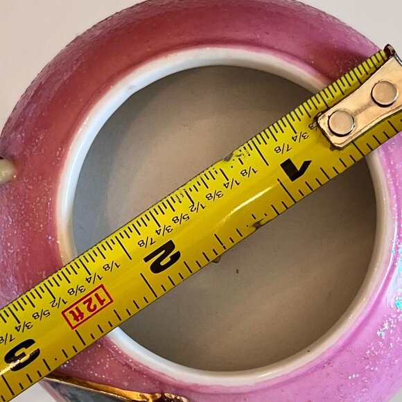 Frog Prince Enchanted Gardens Heirloom Porcelain Music Box Pink & Gold Dream A L - Picture 2 of 8